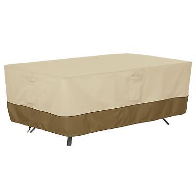 Classic Accessories Veranda Rectangular/Oval Patio Table Cover - Durable and