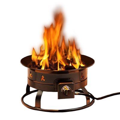 Home Patio Portable Propane Family Fire Pit Essential Outdoor Entertaining