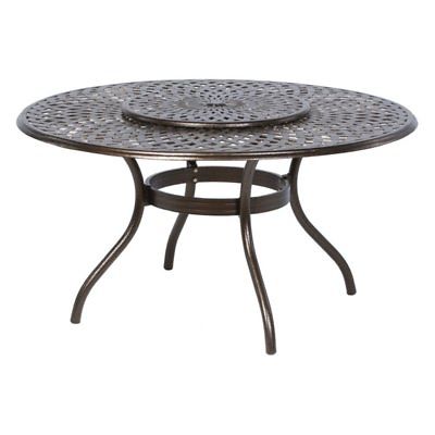 Alfresco Home Westbury Dining Set with Lazy Susan