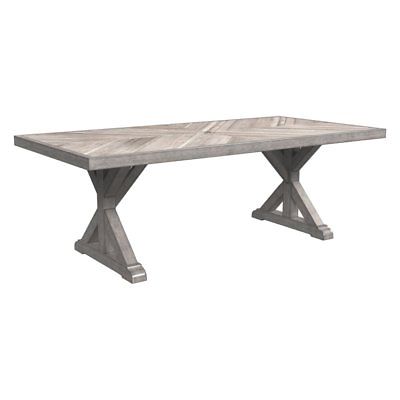 Signature Design by Ashley Beachcroft Aluminum Patio Dining Table