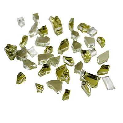 AZ Patio Firepit Reflective Glass, 20 lb, Gold