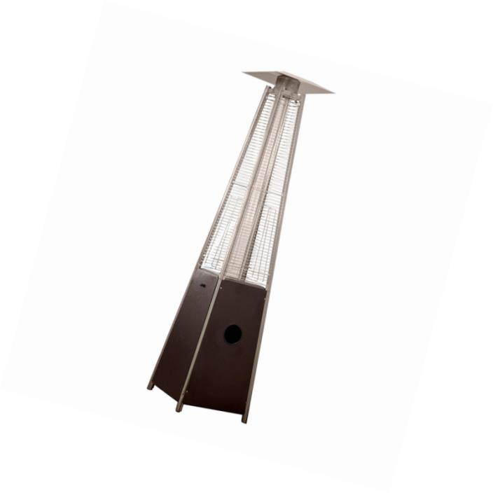 AZ Patio Heaters Heater, Quartz Glass Tube in Hammered Bronze