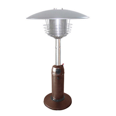 AZ Patio Heaters Propane Gas Outdoor Tabletop Patio Heater, Hammered Bronze