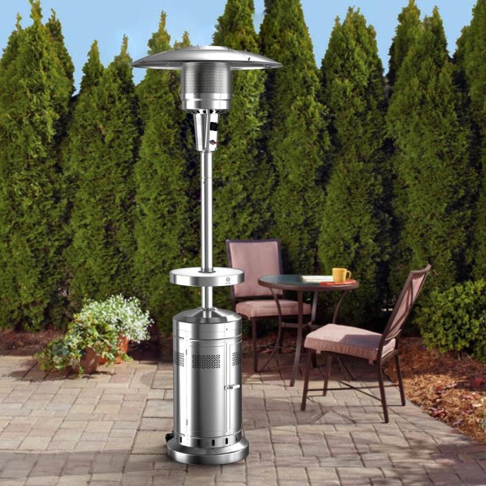Members Mark Patio Heater With LED Table Easy Start 47,000 BTU