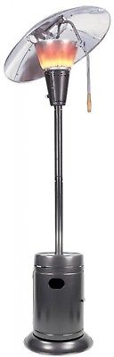 Mirage Slate Heat-Focus Gas Patio Heat Electronic Ignition Adjustable Thermostat