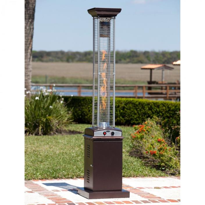 Pit Patio Outdoor Heater Table Fireplace Gas Backyard Propane Deck Burning Fire