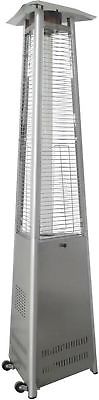 Hanover 7.5 ft. 42,000 BTU Stainless Steel Triangle Propane Gas Patio Heater