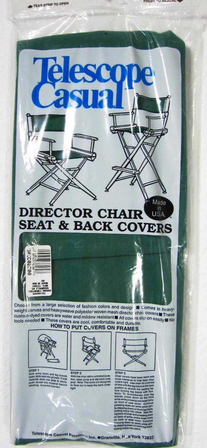 Telescope Casual 3REC22C00 Canvas Director Chair Replacement Cover Forest Green