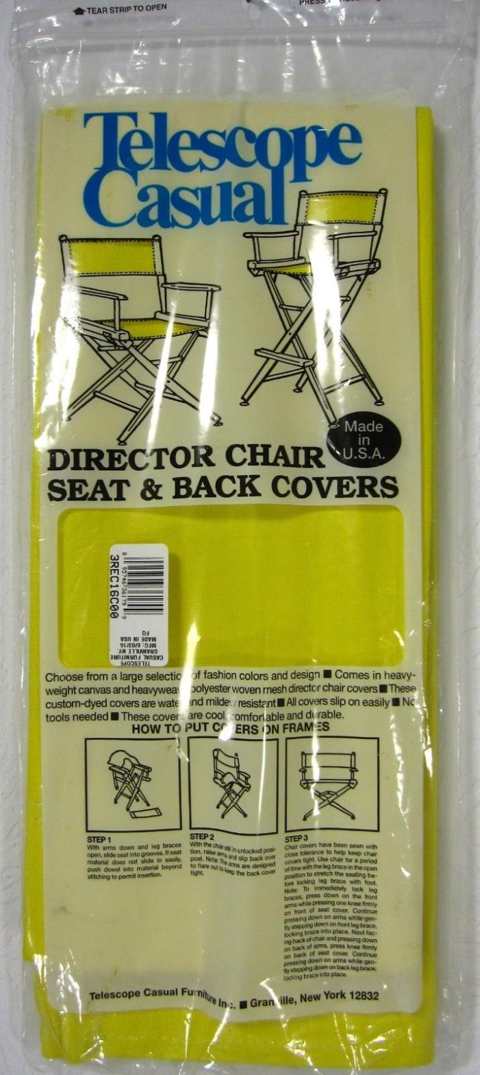Telescope Casual 3REC19C00 Canvas Director Chair Replacement Cover Yellow
