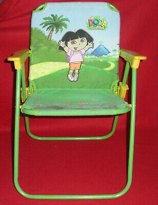 DORA THE EXPLORER FOLDING CHAIR CAMPING CLOTH & METAL NICKELODEON BY KIDS ONLY