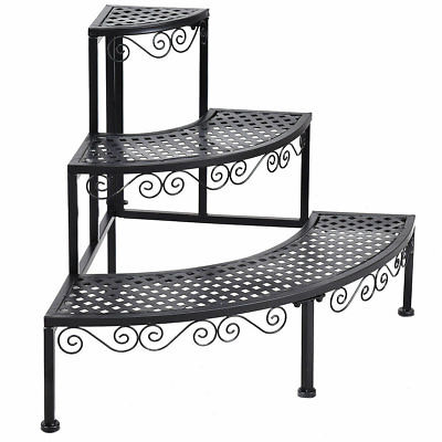 Red Barrel Studio Rogge 3 Tier Stair Step Plant Stand