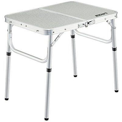 Small Folding Table Adjustable Height 23.6