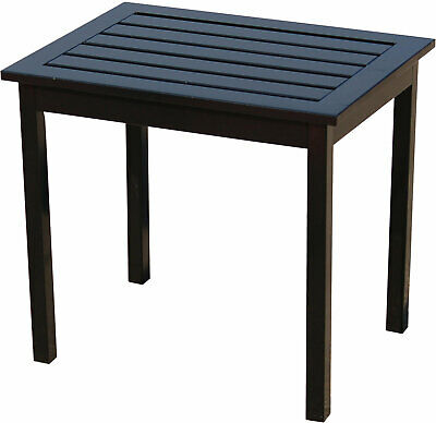Gracie Oaks Rajesh Patio Solid Wood Side Table