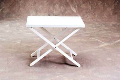 Malibu Aluminum Side Table in White [ID 479]