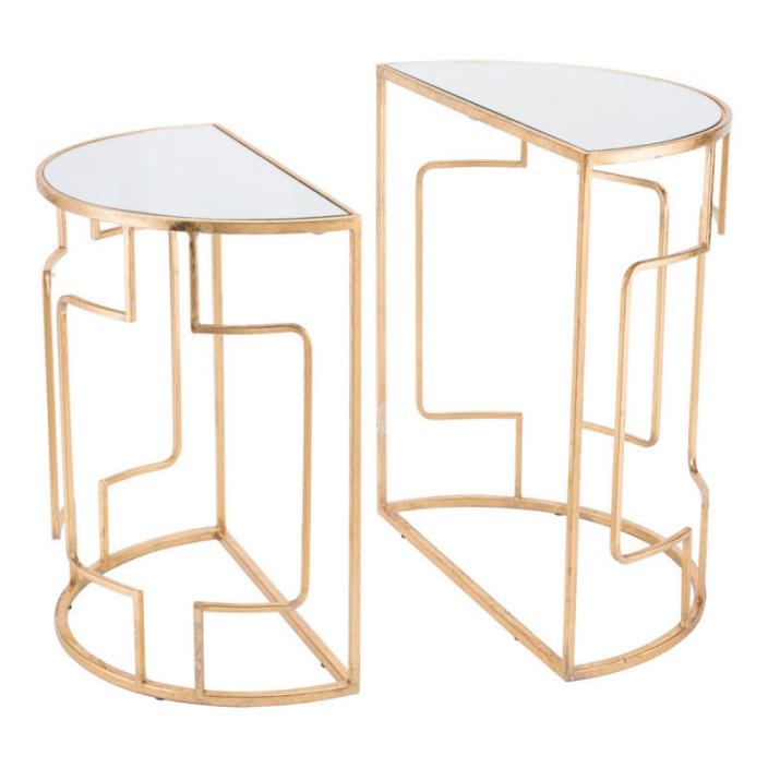 Roma Set Of 2 End Tables Indoor Outdoor Furniture Accessories