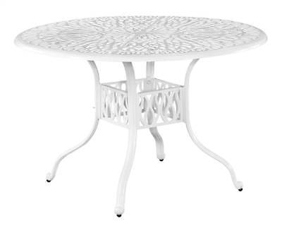 Floral Blossom Round White Dining Table [ID 3409994]