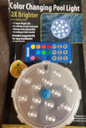 Blue Wave NA4109 Remote Control LED Color Changing Pool Wall Light