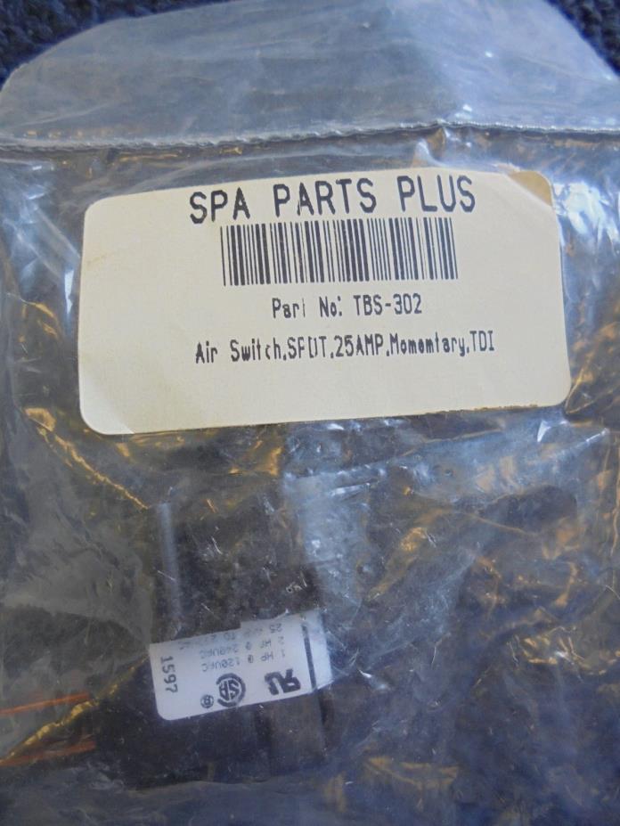 Tecmark (TDI) - AIR SWITCH: TBS - 25AMP - SPDT - MOMENTARY - TBS-302 Spa Parts +