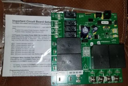 Jacuzzi /Sundance Circuit Board PCB Part no. 6600-726 (6600-288)
