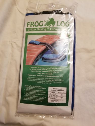 FROG LOG TM Swimline Critter Pad Pool Toads Frogs More Small Animal Escape Pad