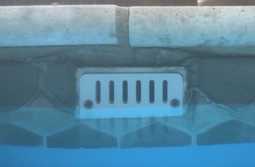 3D Printed ABS Inground Pool Overflow Cover Grate Water Saver