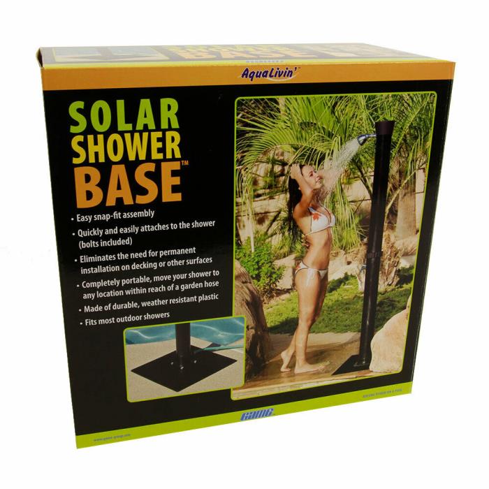 GAME 3584 Outdoor Solar Shower Base Kit (Solar Shower NOT Included)