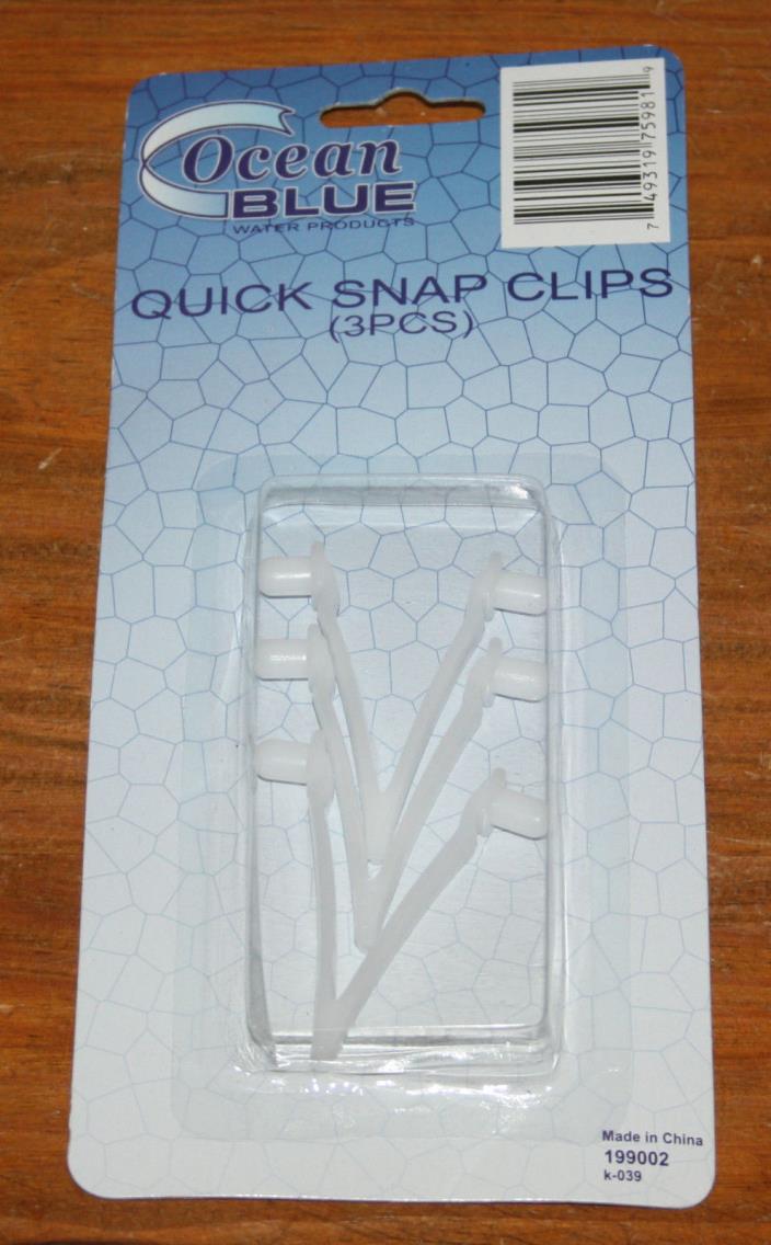 Ocean Blue Water Products 3-Pack Quick Snap Clips 199002