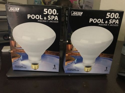 Pool and Spa Light Bulbs Feit Electric FL-130 500W 500R/FL-130 - PAIR