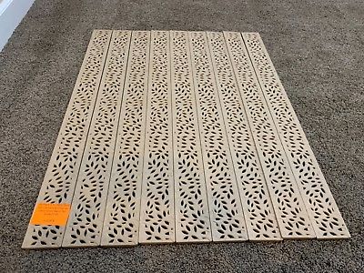 (9) Pack 3 Ft. NDS 554S Mini Botanical Channel Deck Drain Sand Tan Grate 27 Ft.