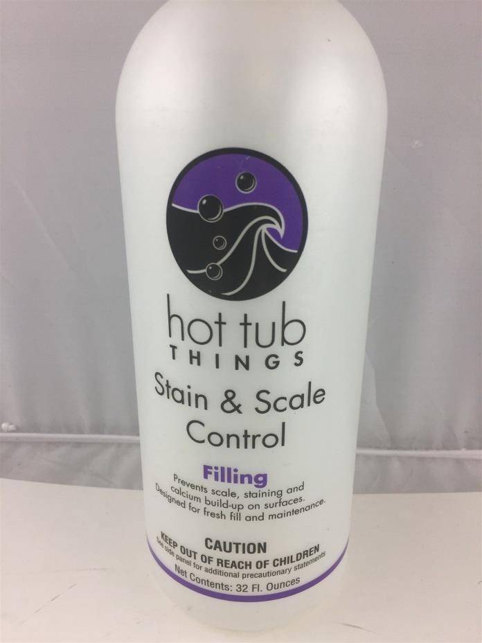Hot Tub Things Stain and Scale Control 32 Ounce - Prevents Discoloration