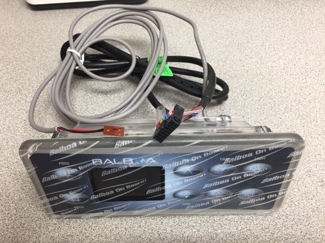Balboa - Topside Panel, Ribbon Cable - 50799 KEYPAD LCD 8 BUTTON