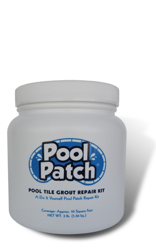 Pool Patch White Tile Grout Repair Kit, 3-Pound,
