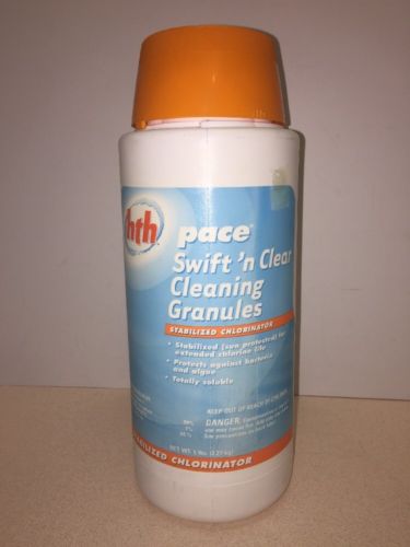 NEW HTH Arch Chemicals PACE Pool Cleaning Granules Stabilized Chlorinator 5 lbs