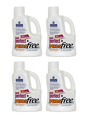Natural Chemistry Spa Swimming Pool Perfect Plus PHOSfree, 3 Liters (4 Pack)