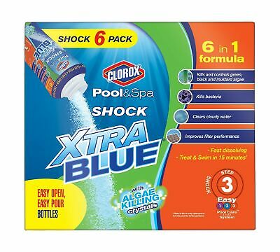 CLOROX Pool&Spa Shock Xtra Blue, 6-Pound 33006CLX