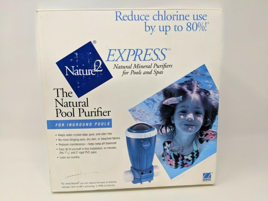ZODIAC NATURE 2 EXPRESS NATURAL MINERAL PURIFIER FOR POOLS AND SPAS NEW