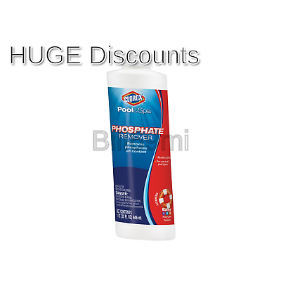 CLOROX Pool&Spa Phosphate Remover, 1-Quart 55032CLX
