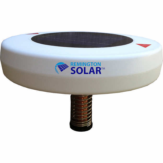 Chlorine-Free Solar Powered Sun Shock Pool Water Purifier Sanitizing Ionization