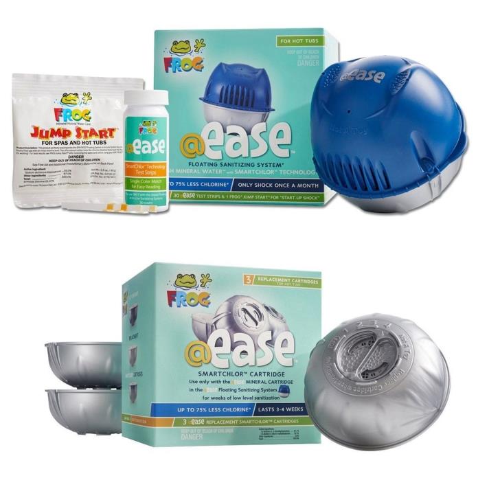 @ease Floating Sanitizing System & @ease Smart Chlor 3pk Refill Kit