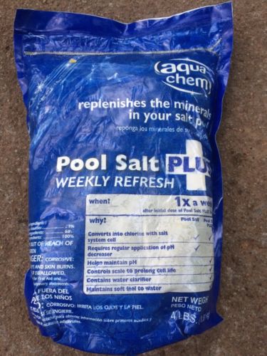 Aqua Chem Pool Salt Weekly Refresh Plus Rejuvenator Replenish Minerals 4 lbs.