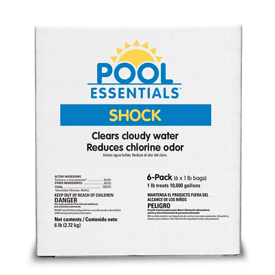 Pool Essentials 25506ESS Shock Treatment, 1-Pound (Pack of 6)