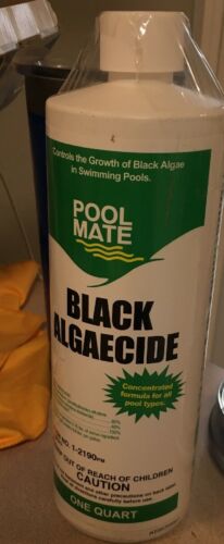 Pool Mate 1-2190 1 Qt. Pool Black Algaecide