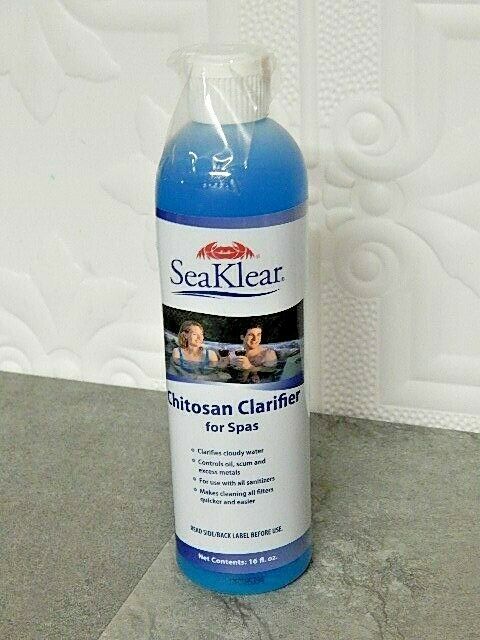 New Sea Klear Spa Chitosan Clarifier for Spas 16oz Bottle Brand New