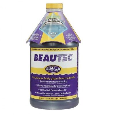 Beautec Salt Cell And Tile Cleaner 64 Oz Pool Friendly Descales And Protects New