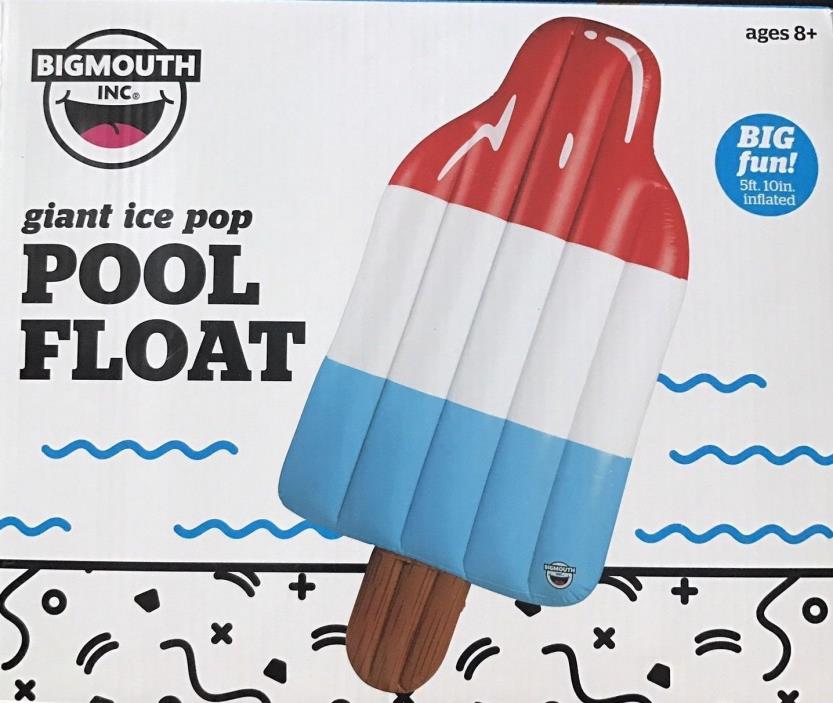 BigMouth Inc Giant ICE POP Lolly Popsicle Pool Float Inflatable Pool Raft Tube