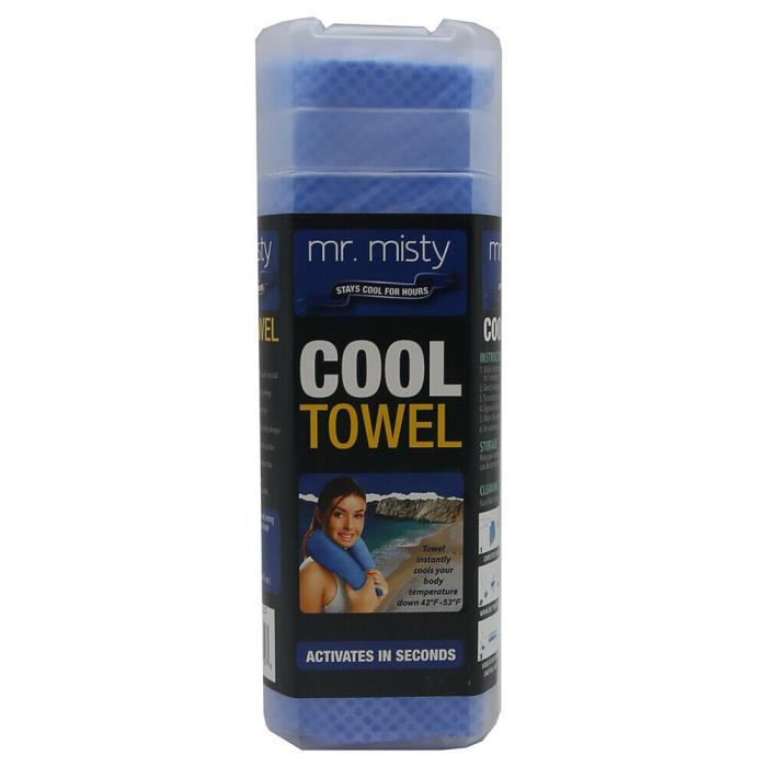 Brand New Mr. Misty Cooling Towel Pool Patio Yard Fun Toy Coolant Cloth Spray