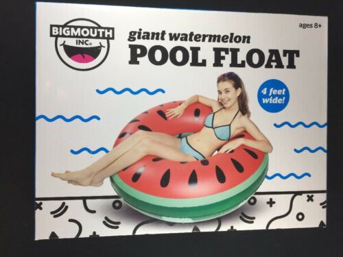Giant Watermelon Inflatable Pool Float NEW BigMouth, Inc. RAFT 4 Feet Wide