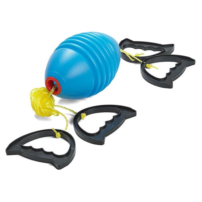 Fun Fast Workout Exercise Outdoor Games Zoom Ball Zip Line With Plastic Football
