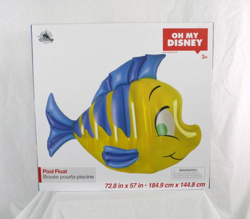 Disney Flounder Pool Float Large Inflatable Little Mermaid NEW
