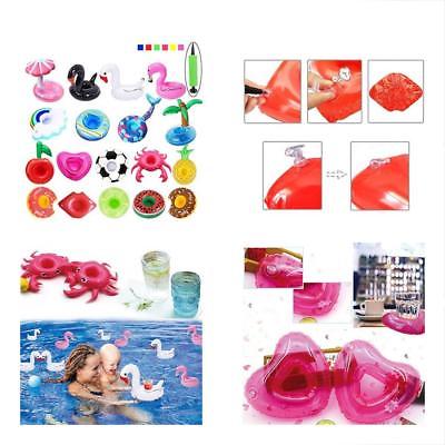 Inflatable Drink Swimming Floatation Devices Holders, 18 Packs Floats Cup For